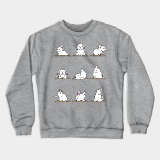 Bunnies yoga Crewneck Sweatshirt